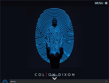 Tablet Screenshot of coltondixon.com